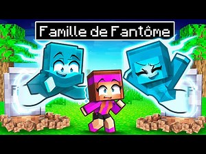 Adopté par une Famille de FANTÔME sur Minecraft !