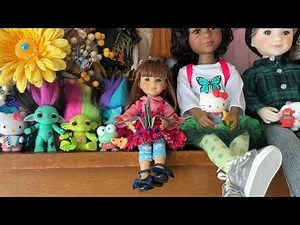 March's Ruby Red Fashion Friends Doll change out with Rosemarie Neumayer