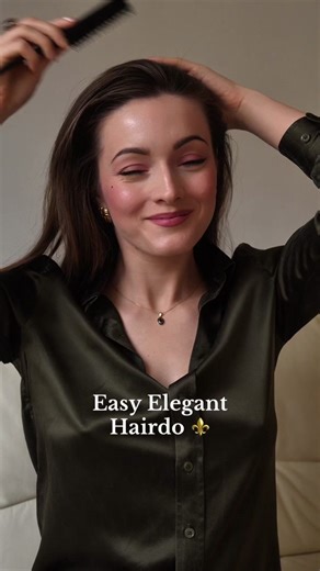 French braid hairstyle. Easy and elegant ⚜️ #hairdo #frenchbraid #ele