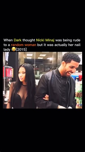 Futurestechnology on Instagram: "Never forget when Drake thought Nicki was being rude with a stranger but she was joking with her Nail lady 😂😂💀 Back in 2015 Drake mistakenly thought Nicki Minaj was being rude to a random woman, only to realize it was actually her nail technician 😂 It was captured as part of behind-the-scenes footage from the filming of Nicki Minaj’s 2015 MTV documentary, My Time Again. This documentary provided fans with an intimate look into Nicki’s life during that period,