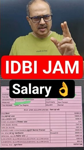 IDBI Assistant Manager 💰 Latest Salary April 2026 😱 In-Hand + Perks! | Amar Sir #shorts