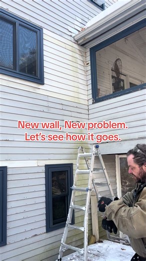 Next wall, new problems. These types of projects should always be time and materials because it’s always best guess on how bad the rot can be. Learning how to read the wall will help diagnose but sometimes when other people have “repaired” it and hacked it makes it much harder to estimate how bad it is. Let’s rip it open and find out. #rotrepair #carpentry #homeowner #siding #fixit