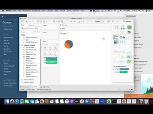 Data Visualization Resize Reposition Move Pie Chart in Tableau Desktop
