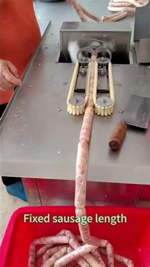 Automate Your Sausage Production with Our High-Speed Binding Machine! 🌭⚡️#sausagemaking #foodtech