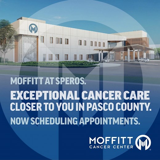 The new Moffitt at Speros Outpatient Center will offer advanced technology to enhance patient experiences and outcomes closer to your home. Opening January 2026 in Pasco County. | Moffitt Cancer Center