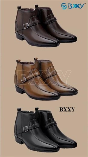 Men’s 9cm Elevator Dress Boots | Instant Height Boost