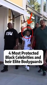 4 most protected black celebrities and heir elite bodyguards #celebrities | History Hub