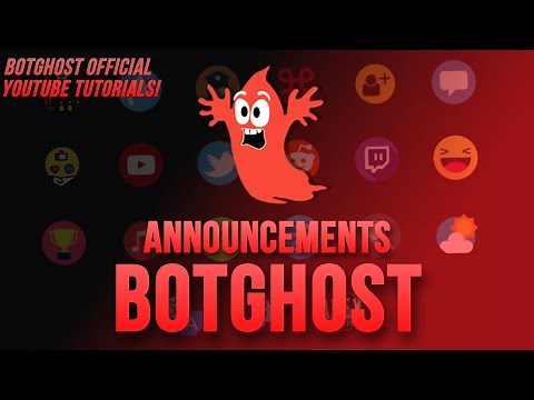 How to create a Free Discord Welcomer Bot using the announcement module on BotGhost!