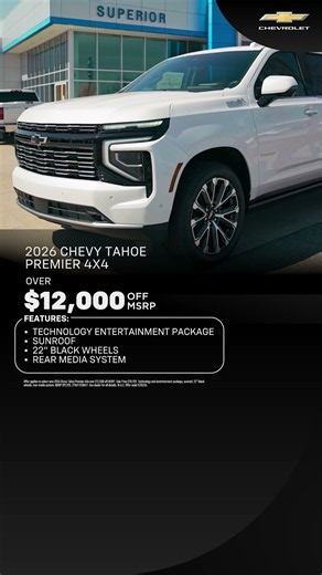 2026 Chevy SUVs: Equinox & 3-Row Tahoe