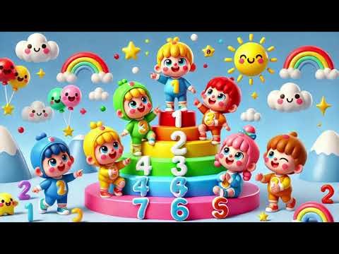 🌄 Counting Steps on the Mountain Adventure 🏔️👣 | Learn Numbers While Climbing High! 🔢✨