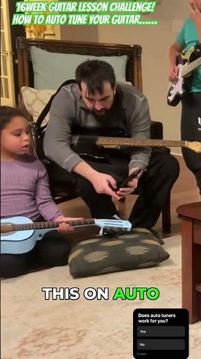 Easy Guitar tuning for beginners! #autotune #guitarlessons #learning #shorts #challenge