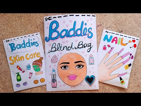 Roblox skincare baddies Blind bag Paper 💅 ASMR 💖 satisfying opening blind box / Handmade