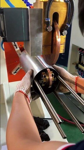 Round barrel roll welding