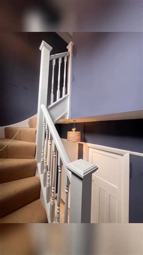 Proof that a darker colour can bring warmth. Watch the before and afters as Massi Property Group level up the cosy vibes with this quality transformation. 🍂☕ All purchased from Brewers, Team Massi opted for a Dulux Trade 1, 2, 3 with Dulux White Eggshell for woodwork, Dulux White Matt for ceilings and Dulux Matt Moon Waves 2 adding a deep, dreamy blue to the walls. 💙 🛍️ Shop the range in-store and online at Brewers https://www.brewers.co.uk/brands/dulux-trade #ProfessionalDecorating #BrewersD