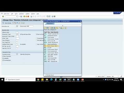 SAP SD Schedule Line Category determination VOV5 VOV6 & Schedule Line Controls CP CN CS CB