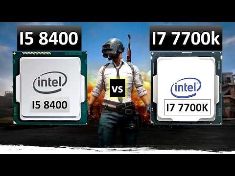 i5 8400 vs i7 7700k Gaming Performance Test