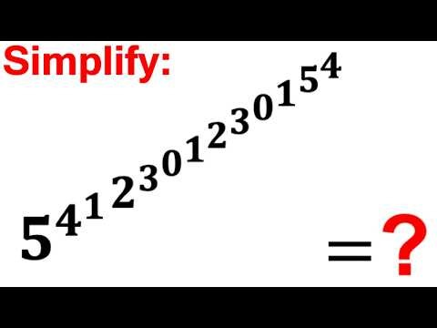 Can you Simplify the Nested Exponential Expression? | (Justify) | #math #maths