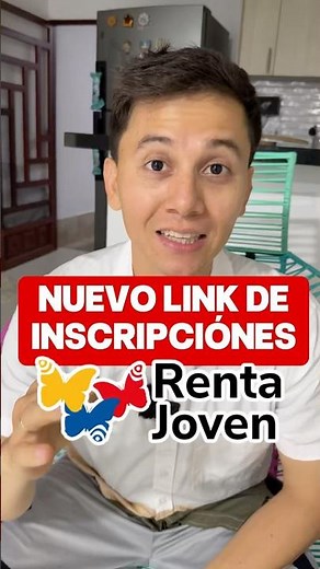 🚨Attention Renta Joven, official registration form link for new program line