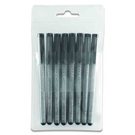 Copic Multiliner, Black, Set Of 8, Black