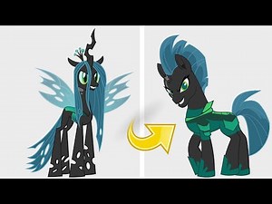 Queen Chrysalis as Tempest Shadow My Little Pony