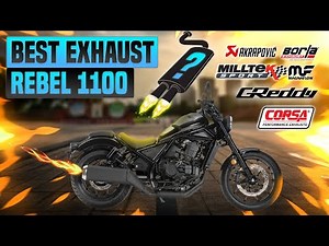 Honda Rebel 1100 Exhaust Sound🔥 Coffman's,Gemspeed,GPR,IXIL,Miller,Mistral,Moriwaki,TBR,Vance&Hines