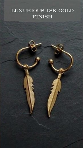 Gold Plated Sterling Silver Hoop Earrings 925 SS | 18K Gold Shine Review