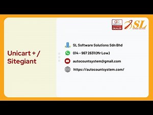 🛒 网店订单还在手动更新？AutoCount UniCart Plugin 自动同步订单 & 库存，销售管理So Easy！ (AutoCount Accounting Software 2.1)