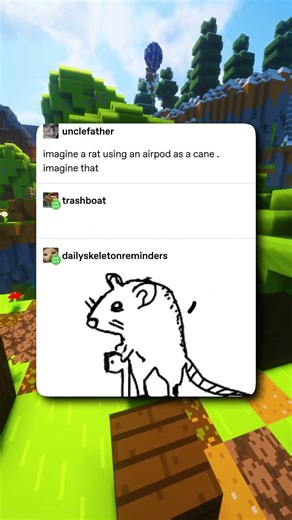 A Rat Using an AirPod as a Cane! 🐭