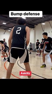 Learn how to defend baseline penetration using bump defense. | A Skillz Basketball