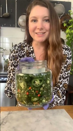 How to Make Spicy Fermented Peppers 🌶️ #easyrecipe