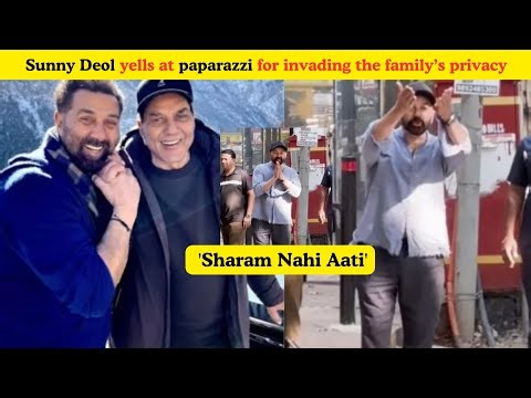 Sunny Deol Slams Paparazzi for Invading Family Privacy: Actor Loses Cool in Viral Video