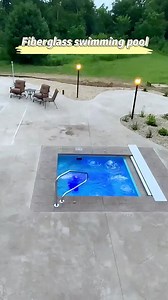 Small Size Rectangular Piscina Pools Fiberglass Custom Cheap Durable Inround Family Swim Spa Plunge Pool