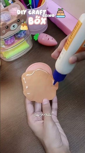 🍮 Pudding Box ✨ #craft #diy #pudding #shortsfeed