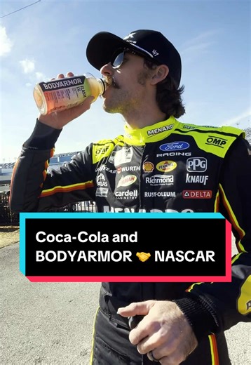Thirsty? Not anymore! NASCAR announces a multiyear extension with @Coca-Cola, and @BODYARMOR now joins the grid as our Official Sports Drink. #NASACR