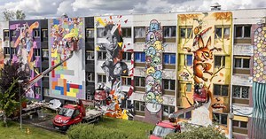 Street Art City : un sanctuaire mondial du street art au cœur de la France, entre résidence et exposition
