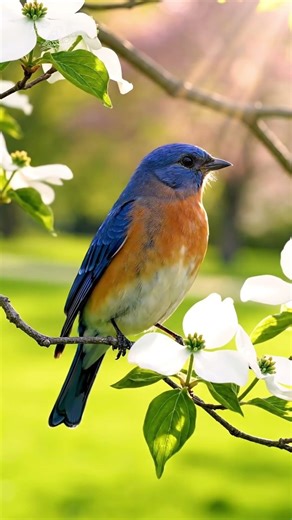 Soothing Eastern Bluebird Song Under an Open Sky | Relaxing Bird Sounds