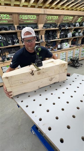 3M views · 34K reactions | Building a window workbench. Now I’ll line the wall above the bench with Toolgrid panels so I can organize more tools. Fun project with Mafell Festool Suizan JAPAN Osmo Canada Amana Tool Corporation Titebond kingcanadatool | The Dusty Lumber Co. | Facebook