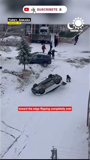 Terrifying Winter Crash Caught on Camera