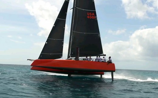 【帆船TV】 GUNBOAT G4 海试，高速双体水翼帆