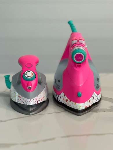 Stopped by my friends at Oliso to talk about the new Tula Pink x oliso irons and some of the brand new features for next year! Soo0o excited about this partnership! Ships to stores February 2024 💖✨ | Tula Pink