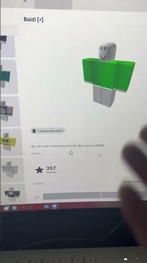 How to make Baldi in Roblox(R6 Tutorial)