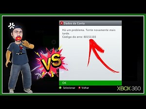 Fixed - Error 80151103 - NAO BAIXA PERFIL NO XBOX 360 - ALGUMAS SOLUÇOES