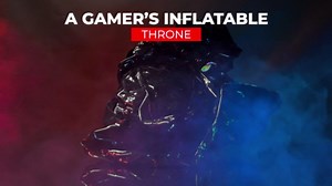 Air Inflatable Gaming Chair Kids, Portable Bean Bag Style for Kids Gaming Chair 8-12, Comfortable and Durable PVC, Easy-to-Clean, Multi-Purpose for Boys and Teens