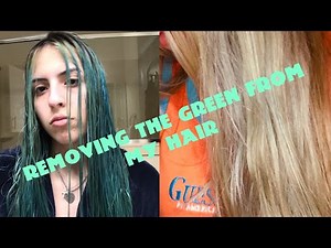 L’Oréal COLORISTA RUINED MY HAIR | REMOVING green hair dye PART 2 | fail?