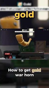 How to get gold War Horn extremely fast | Roblox Rivals