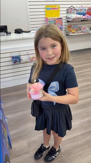 Making an ice cream sundae!