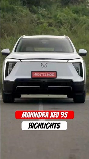 New Mahindra XEV 9S | 7-Seater Electric SUV | Highlights | autoX | #shorts