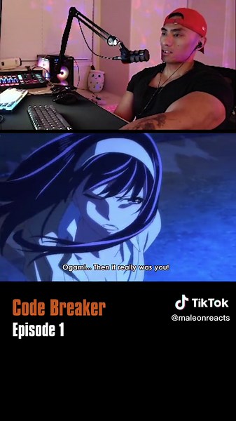 Code Breaker Ep 1 | #anime #animereaction #maleonreacts #codebreaker #codebreakeranime #reaction #fyp #ogami #reiogami