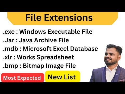 KEA 708 || Computer File Extension For Competitive Exams