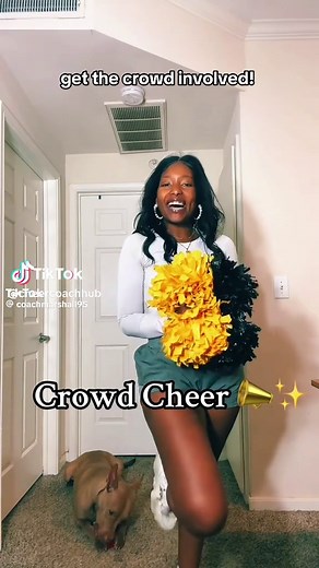 have fun with this crowd involvement sideline cheer! (credit: coachmarshall95) #sidelinecheers #basketballcheers #youthcheer #crowdinvolvement #crowdcheer #cheerleading #sidelinecheer #elementarycheer #middleschoolcheer #highschoolcheer #basketballchants #bballcheer #cheercoach #easycheers #